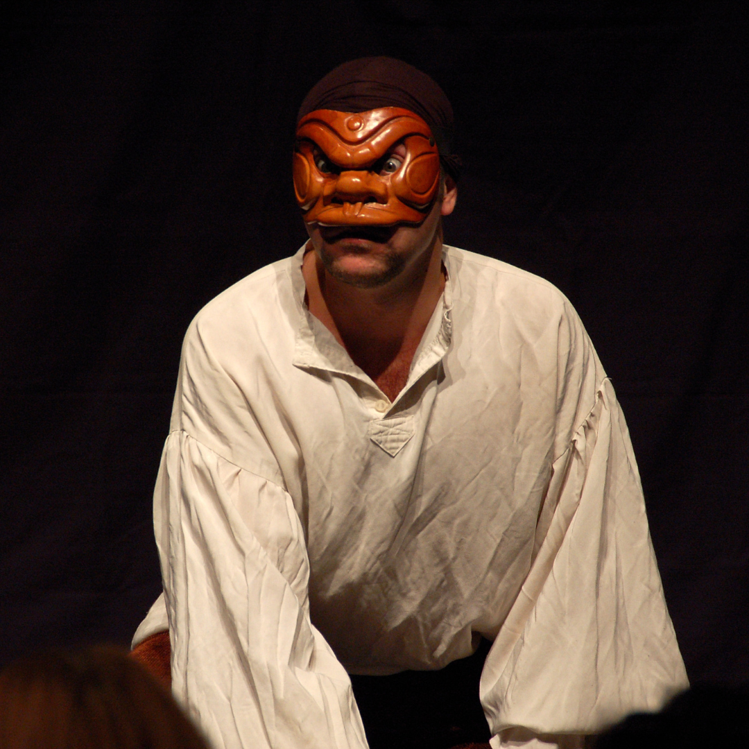 Bilde av skuespiller med maske