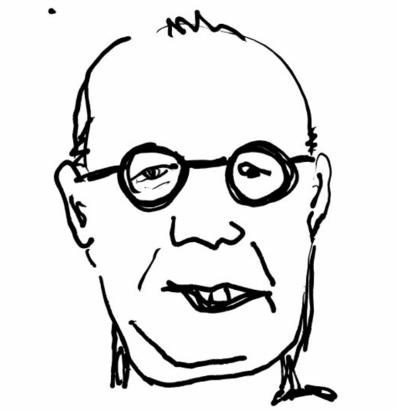 Illustrasjonstegning av David Glass